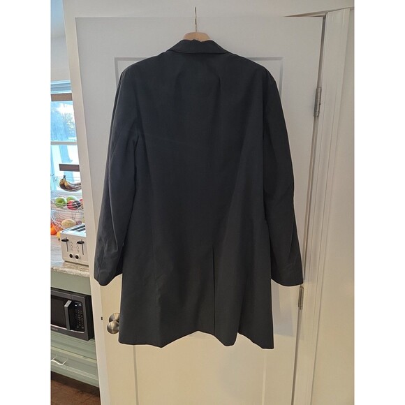 #57 Loro Piana Storm System Rain & Wind Jacket Men's 54 black plaid liner Italy - Picture 2 of 8